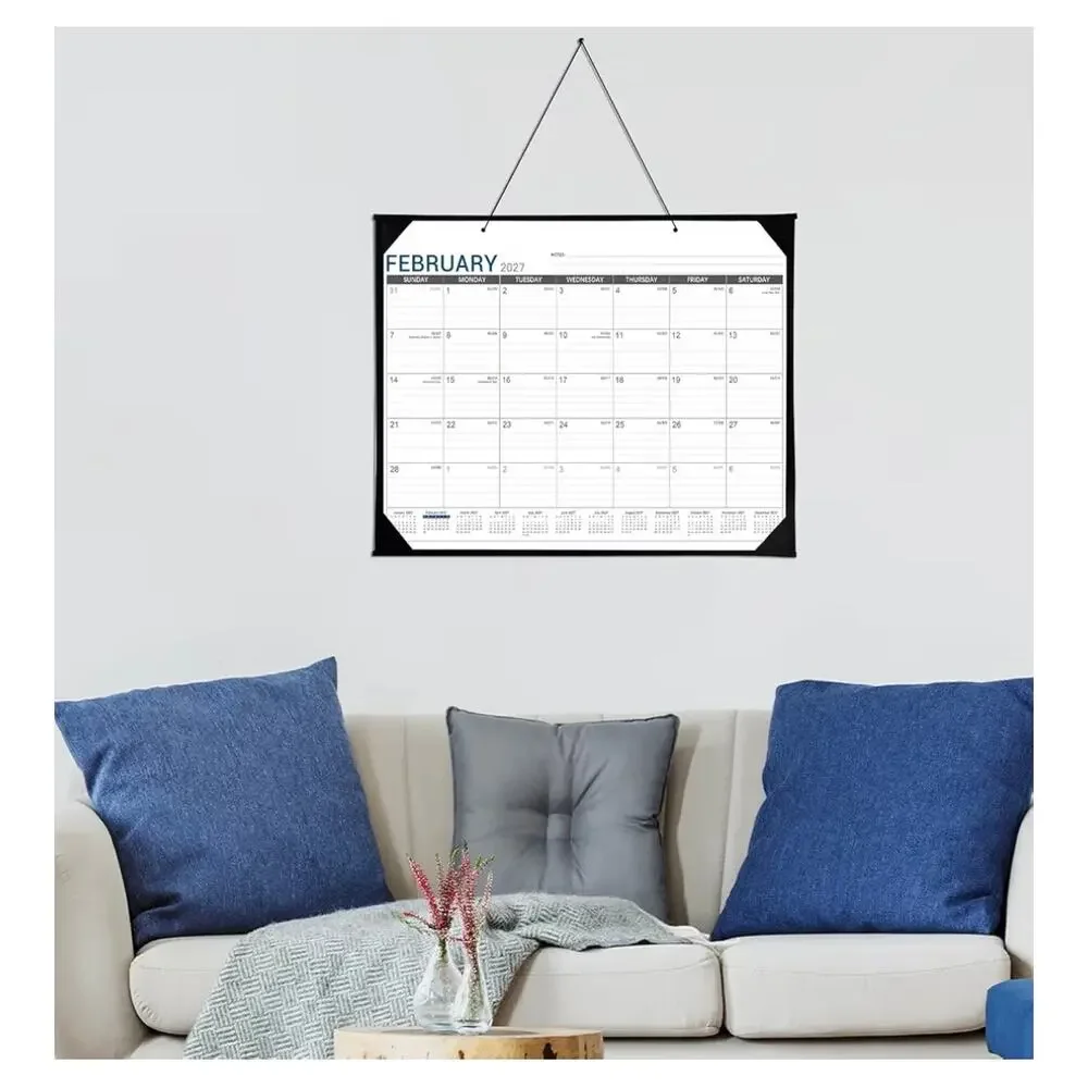 2026-2027 Desk Calendar - Roll Packaging Desk Calendar 2026-2027 (C236)